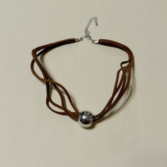 Boho band necklace N799 - Picture 2 of 4